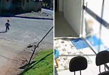 Foto: Buscando a mamá: Bebé sale solo de guardería/Cortesía