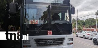 Foto: Joven lesionada tras choque en Managua/TN8