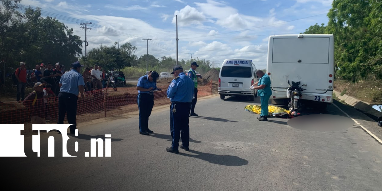 Foto: Accidente deja un fallecido en Carretera Norte, Managua/TN8