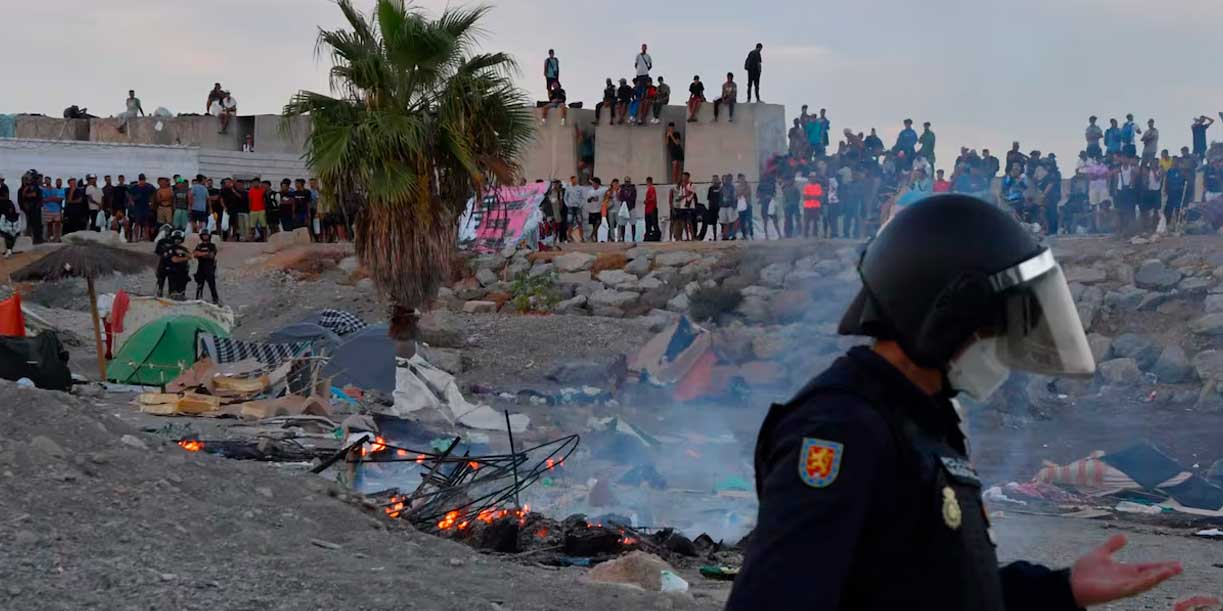 Foto: Misterio en Ceuta tras la llegada masiva de migrantes/Cortesía