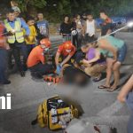 Adelantamiento termina en fuerte choque entre dos motocicletas en Managua Foto: Fuerte colisión entre dos motocicletas deja tres lesionados en Managua/TN8