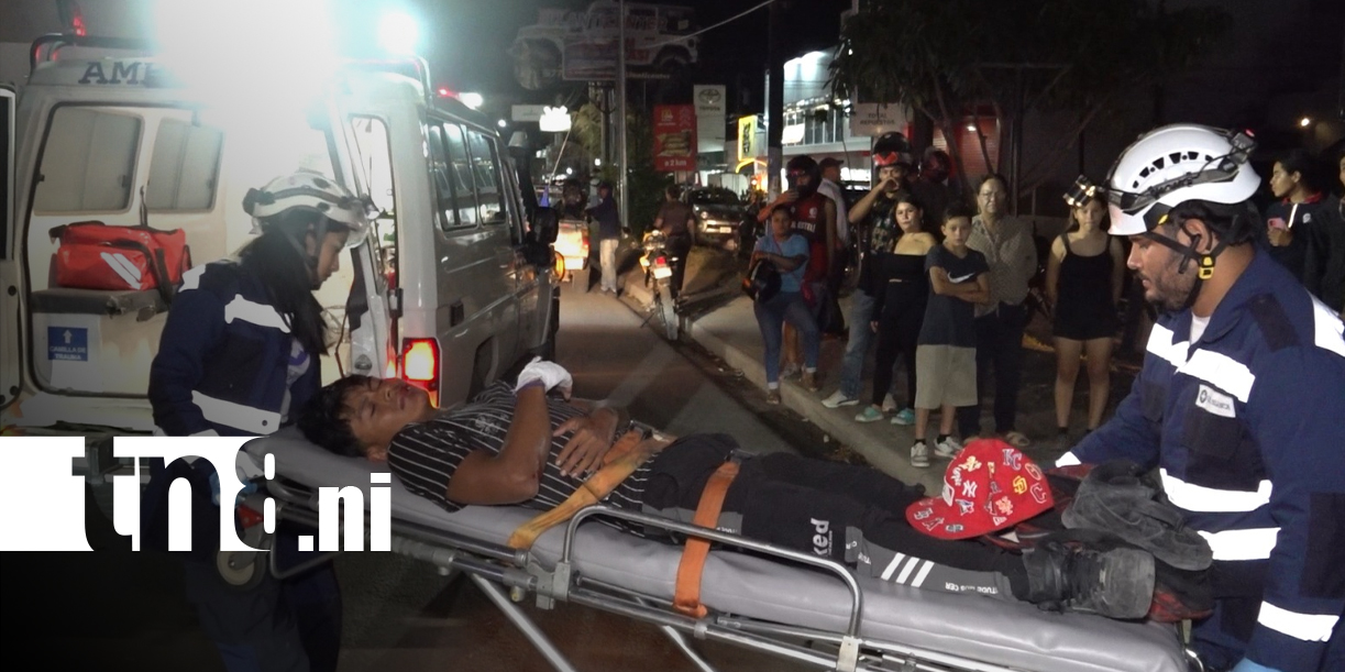 Foto: Accidente deja lesionado a motociclista en Estelí, Nicaragua/TN8