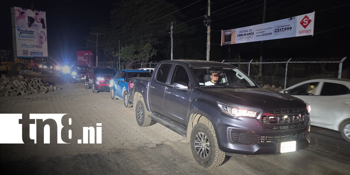 Foto: Habilitan tramo vial en Invercasa y avanzan obras en Managua/TN8