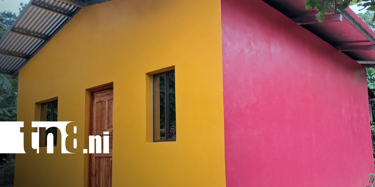Foto: Una nueva vivienda marca el inicio de una nueva etapa para familia en Ometepe/TN8