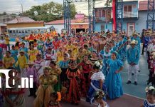 Nandaime vive una gran fiesta cultural con el “Mega Baile Nandaimeño” Foto: Nandaime celebra el Mega Baile Nandaimeño con danza y tradición/TN8