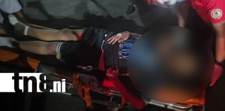 Foto: Adolescente de 16 años resulta lesionado en accidente en Managua/TN8