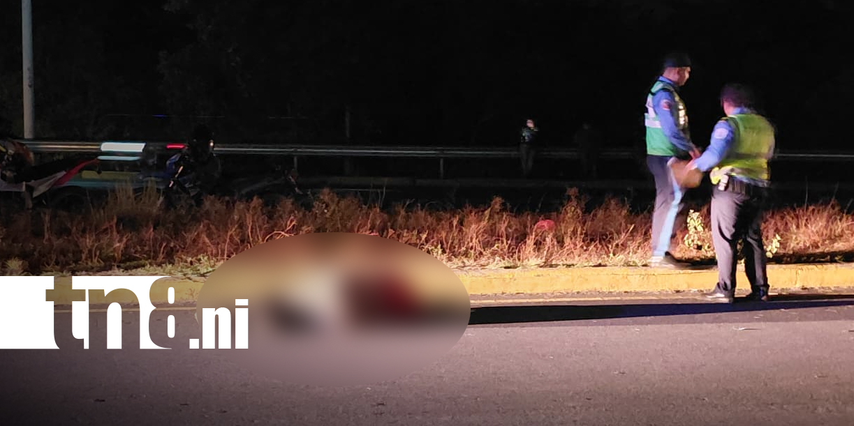 Foto: Motociclista pierde la vida en aparatoso accidente en la Carretera Norte/TN8