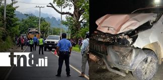 Foto: Dos accidentes en carreteras de Jinotega dejan muerte y daños materiales/TN8
