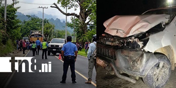 Foto: Dos accidentes en carreteras de Jinotega dejan muerte y daños materiales/TN8 Foto: Dos accidentes en carreteras de Jinotega dejan muerte y daños materiales/TN8