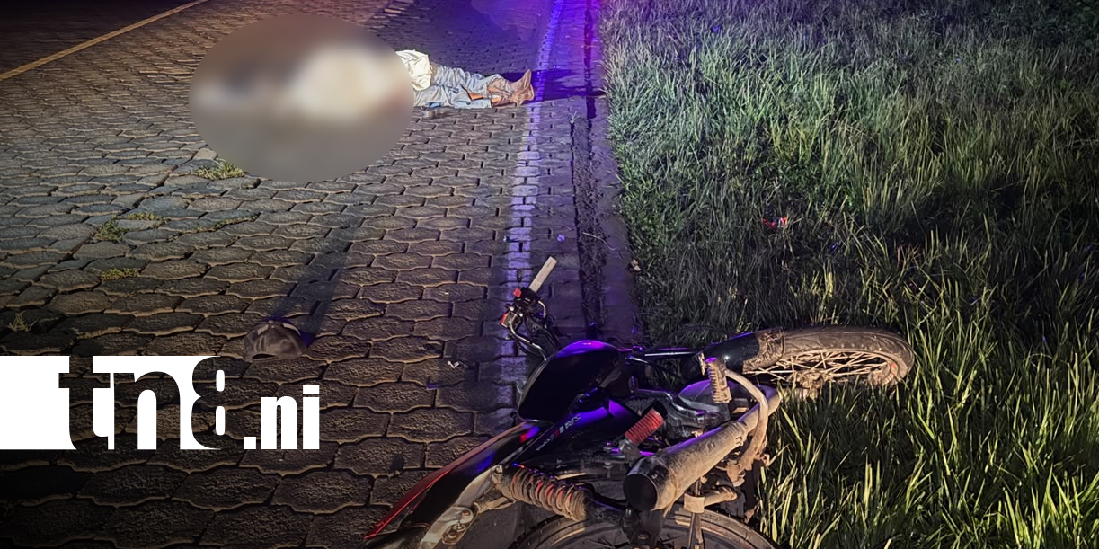 Foto: Joven de 23 años muere en accidente de motocicleta en Chontales/TN8