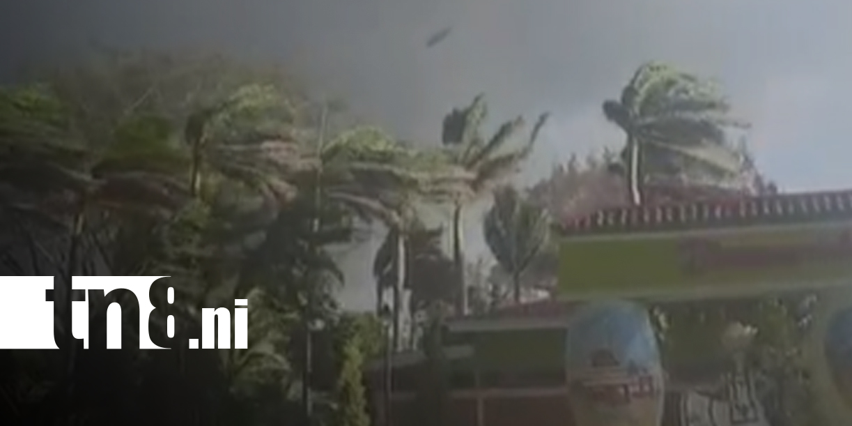 Foto: Tornado sorprende a pobladores de Nagarote y causa daños/TN8