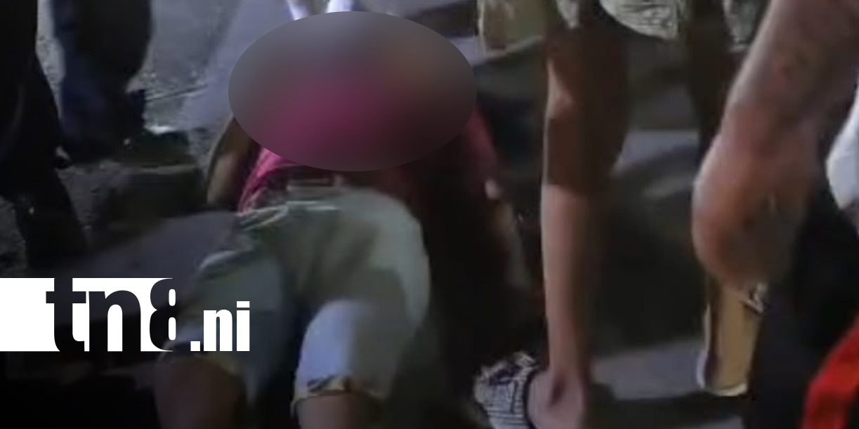 Foto: Dos motociclistas lesionados tras fuerte colisión en Managua/TN8