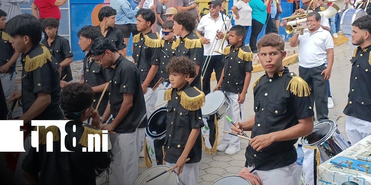 Foto: Moyogalpa se llena de música y color con Festival de Bandas Rítmicas/TN8