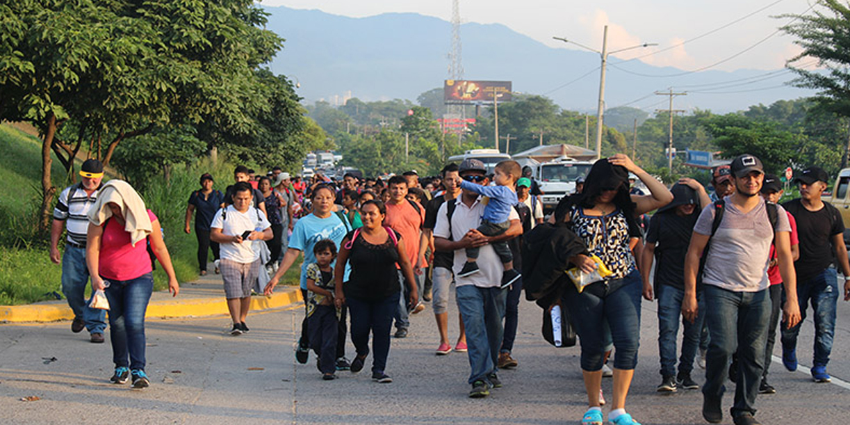 Foto: Nueva caravana migrante sale de Honduras/Cortesía