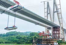 Foto: El puente Shituo completa su conexión ferroviaria y vial/Cortesía