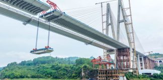 Foto: El puente Shituo completa su conexión ferroviaria y vial/Cortesía