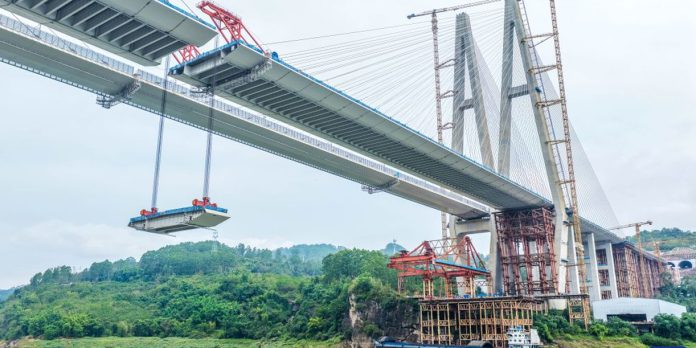 Foto: El puente Shituo completa su conexión ferroviaria y vial/Cortesía Foto: El puente Shituo completa su conexión ferroviaria y vial/Cortesía