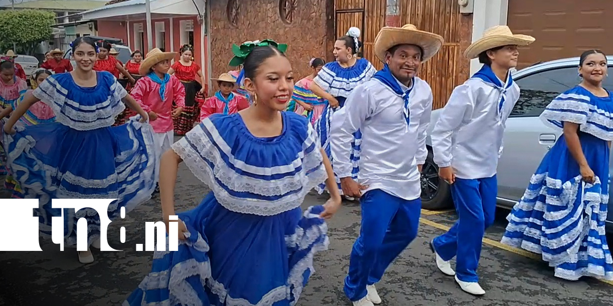 Foto: San Marcos, Carazo, celebra la Fiesta del Huipil con danza y marimba nicaragüense/TN8