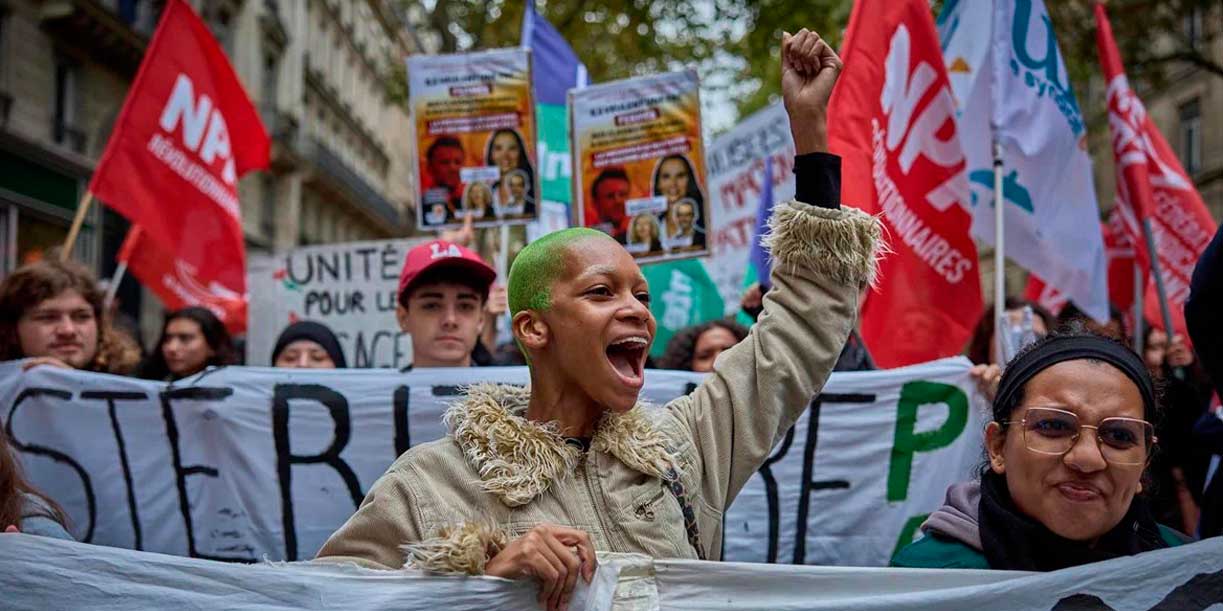 Foto: Tensión en Francia por bloqueos estudiantiles/Cortesía