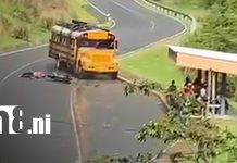 Foto: Motociclista resulta lesionado tras choque con autobús/TN8
