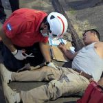 Foto: Peatón resulta lesionado tras ser impactado por una motocicleta en Managua/TN8