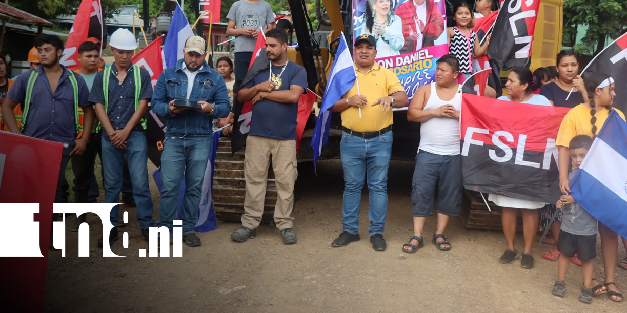 Foto: Familias del barrio Jorge Navarro serán protagonistas de nueva obra vial en Siuna/TN8