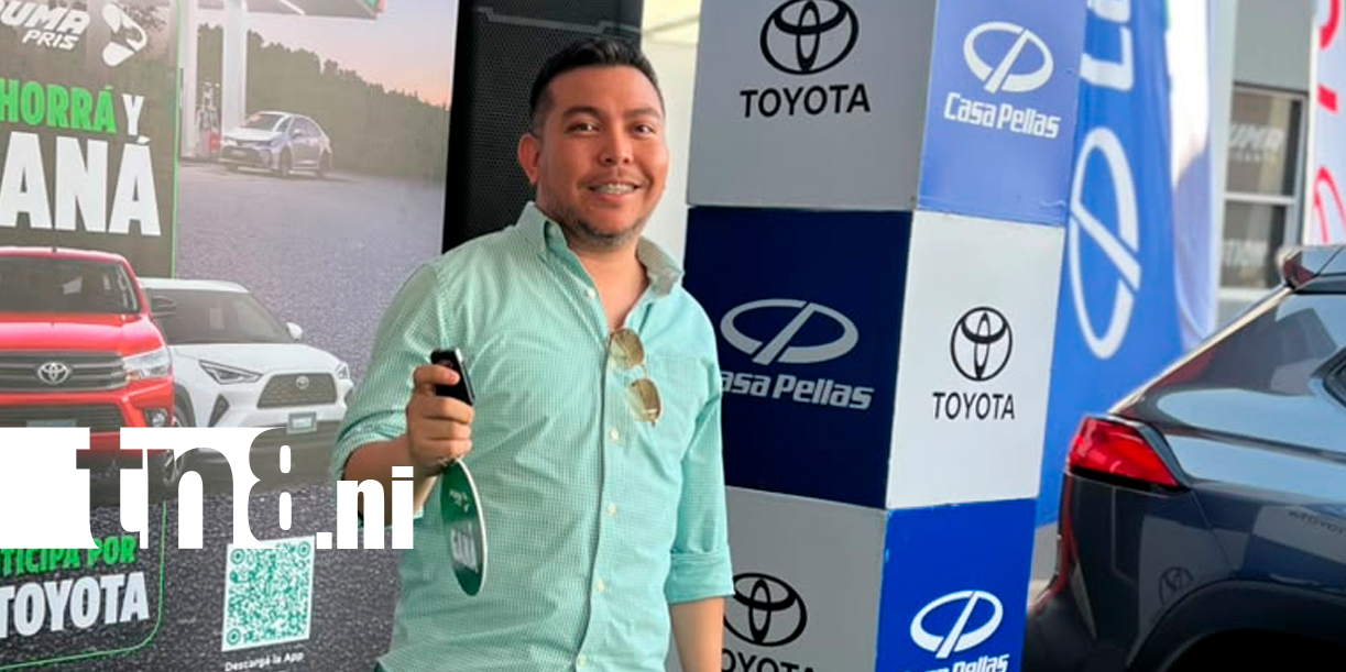 Foto: Carlos Alberto Calderón López gana un Toyota Yaris Cross con Puma Prissc / TN8