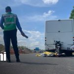 Foto: Accidente deja un fallecido en Carretera Norte, Managua/TN8