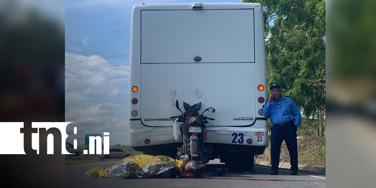 Foto: Accidente deja un fallecido en Carretera Norte, Managua/TN8