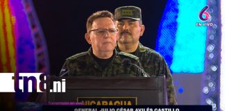 Foto: Acto por el 47 aniversario del Ejército de Nicaragua, presidido por el Comandante Daniel Ortega y la Compañera Rosario Murillo, Co-Presidentes de la República / TN8