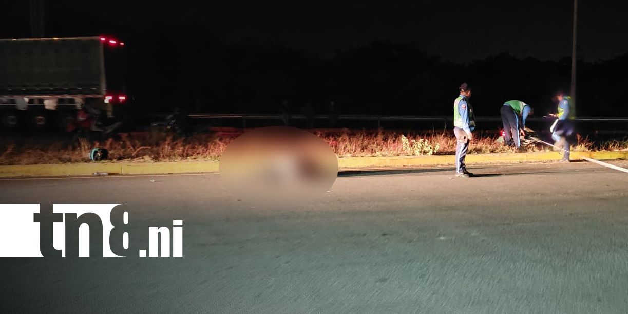 Foto: Motociclista pierde la vida en aparatoso accidente en la Carretera Norte/TN8