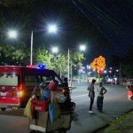 Tres personas lesionadas tras colisión entre motocicletas frente al motel Tiscapa Foto: Accidente entre motocicletas deja tres lesionados en Managua/TN8