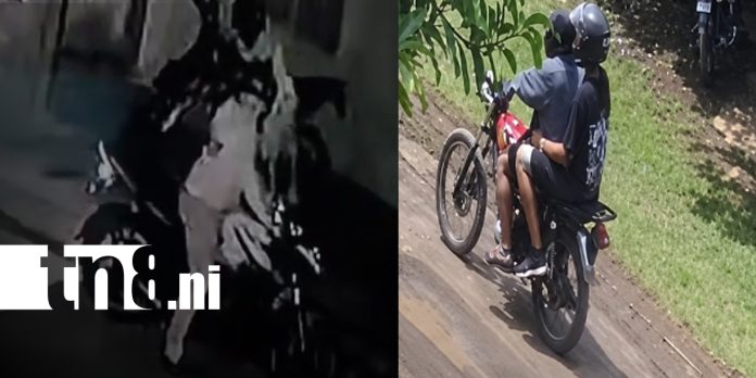 Foto: Sujetos en motocicleta estarían involucrados en dos robos reportados por ciudadanos/TN8