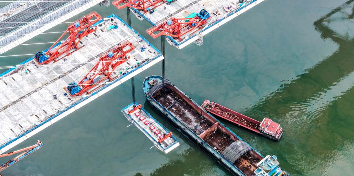 Foto: El puente Shituo completa su conexión ferroviaria y vial/Cortesía