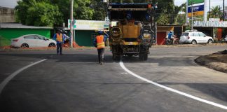 Foto: ¡Atención Managua! Concluye primera etapa de trabajos en la Pista Solidaridad/TN8