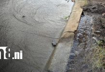 Más de un mes desperdiciando agua potable en el Distrito 2 de Managua Foto: Fuga de agua preocupa a pobladores de Santa Ana Sur/TN8