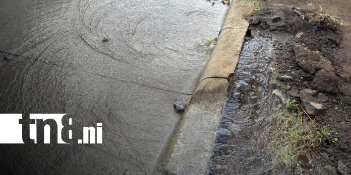 Foto: Fuga de agua preocupa a pobladores de Santa Ana Sur/TN8 Foto: Fuga de agua preocupa a pobladores de Santa Ana Sur/TN8
