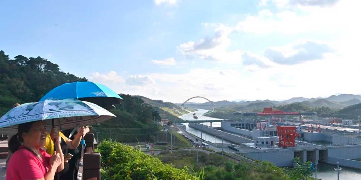 Foto: Turismo cobra fuerza a lo largo del canal Pinglu en China/Cortesía