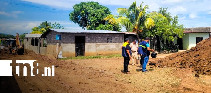 Foto: Inician obras de adoquinado en el barrio 19 de Julio de Nandaime/TN8