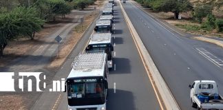 Foto: Nicaragua incorpora 107 nuevos buses para mejorar el transporte intermunicipal/TN8