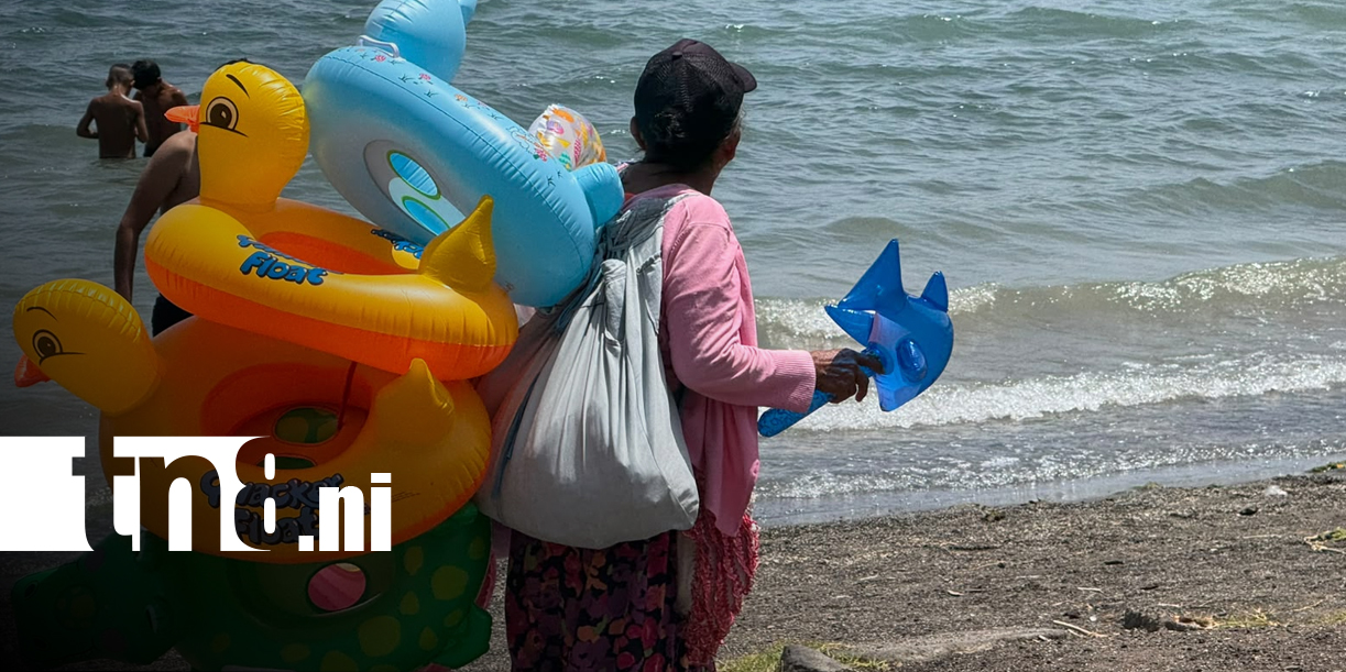 Foto: Xiloá se llena de visitantes por vacaciones patrias/TN8