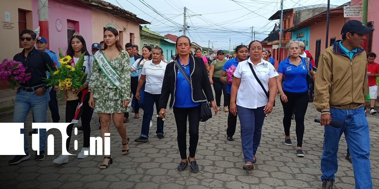Foto: Desfile de las Flores marca actividades conmemorativas en Nandaime/TN8
