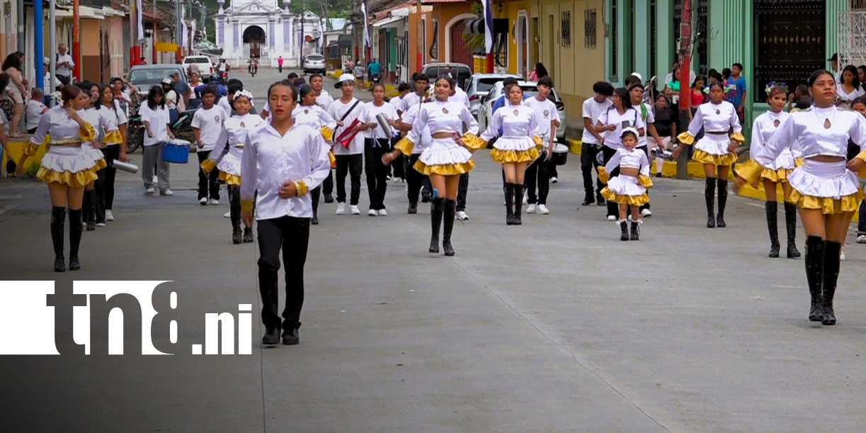 Foto: Bandas rítmicas llenan de música y color las calles de Nandaime/TN8