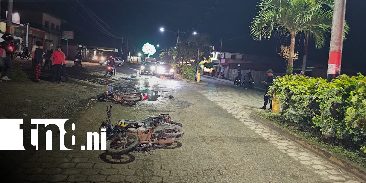 Foto: Adolescente resulta lesionada tras colisión de motos en Jalapa/TN8