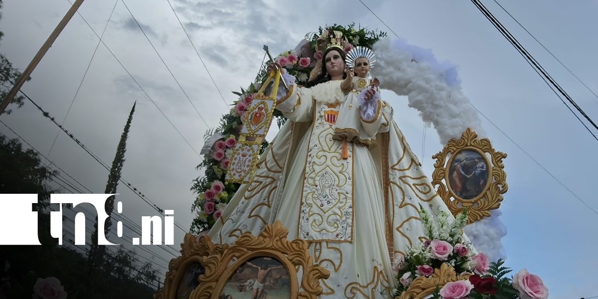 foto: Matagalpa se llena de fe durante celebración de la Virgen de la Merced/tn8