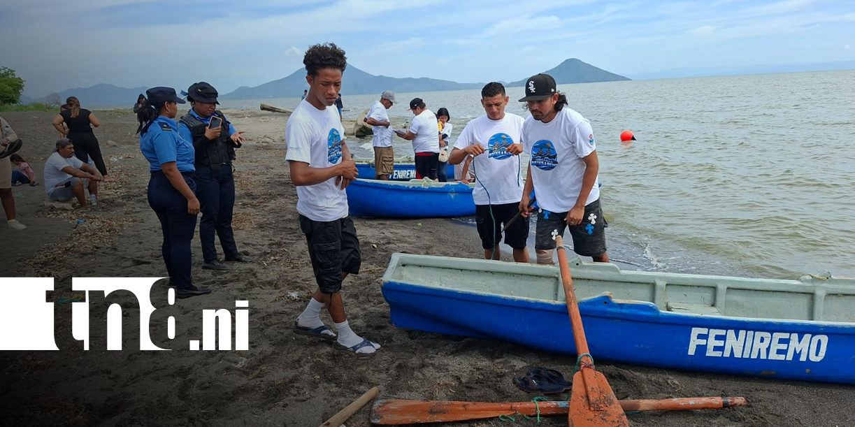 Foto: Mateare se mueve con botes a remo/TN8