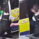 Foto: Video causa indignación: Policía agrede a mujer esposada/cortesía