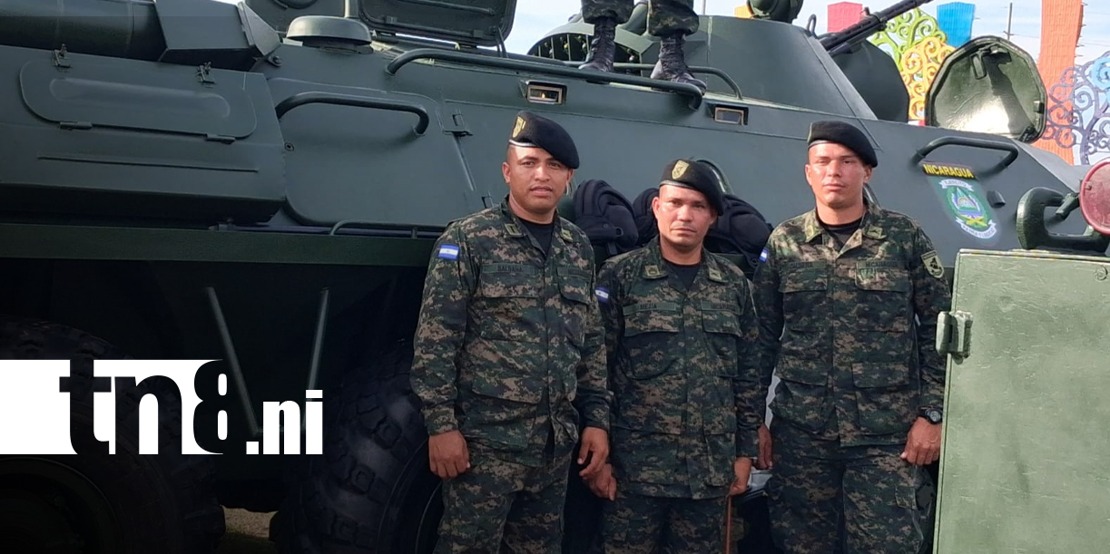 foto: Ejército de Nicaragua extiende exposición de medios militares en Plaza La Fe/tn8