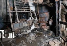 Voraz incendio consume vivienda en Managua y cobra la vida de varios animales Foto: Tragedia: fuego destruye vivienda en Managua/TN8
