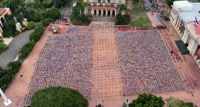 foto: Juventud conmemora 205 años de Independencia con proclama a Nicaragua/cortesía foto: Juventud conmemora 205 años de Independencia con proclama a Nicaragua/cortesía